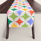 Festive Geometry Pattern Table Runner Gallery Image 1