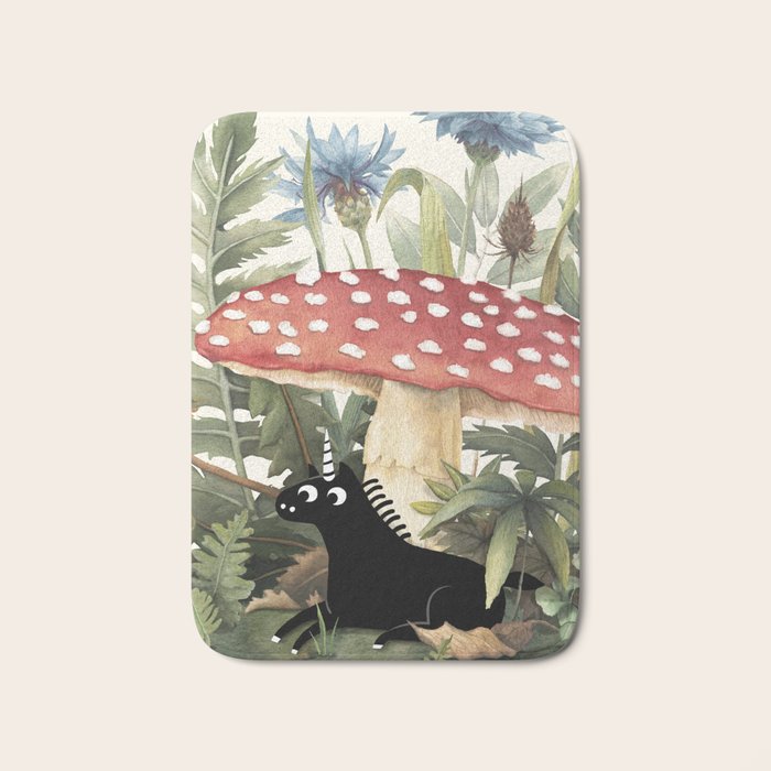 Tiny Unicorn Bath Mat Gallery Image 1