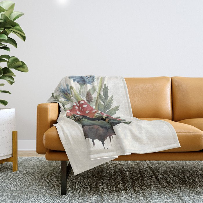 Tiny Unicorn Throw Blanket Gallery Image 1