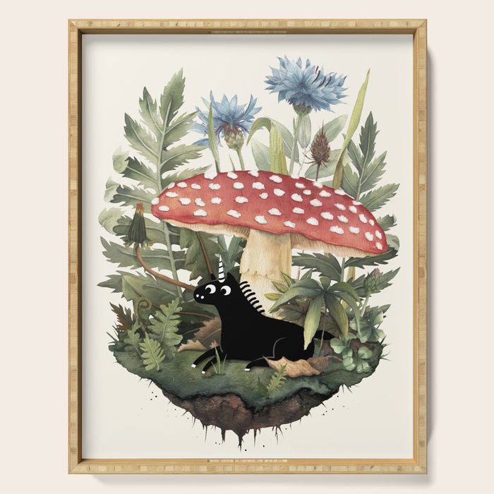 Tiny Unicorn Serving Tray Gallery Image 1