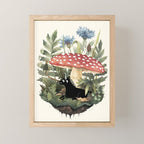 Tiny Unicorn Mini Art Print Gallery Image 1