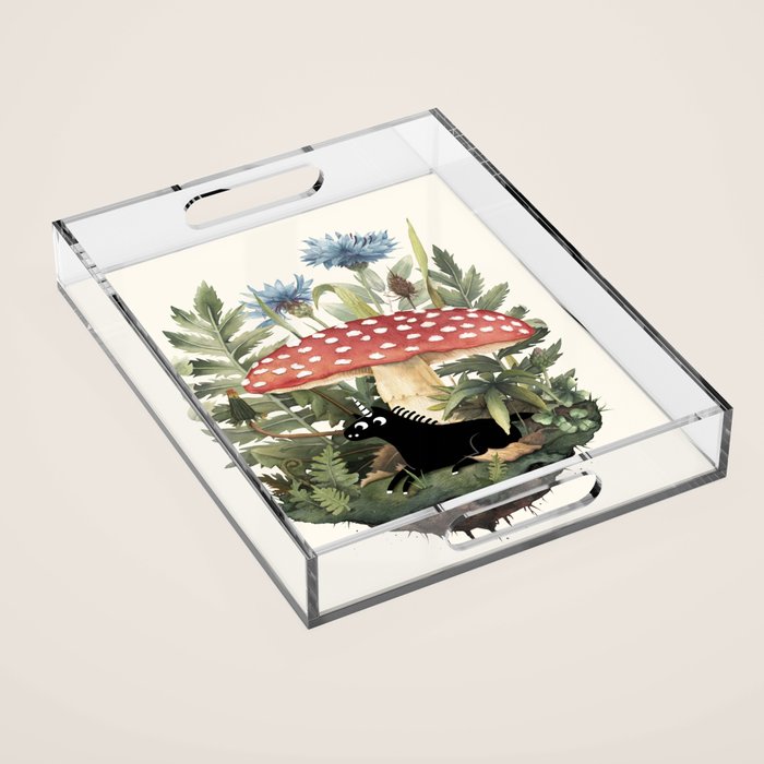 Tiny Unicorn Acrylic Tray Gallery Image 1