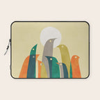 Wild birds at the beach Laptop Sleeve Gallery Image 1