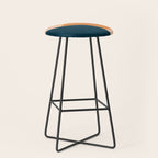 Warm Boho mountain sunset Stool Gallery Image 1