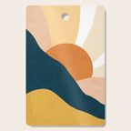 Warm Boho mountain sunset Cutting Board Gallery Image 1