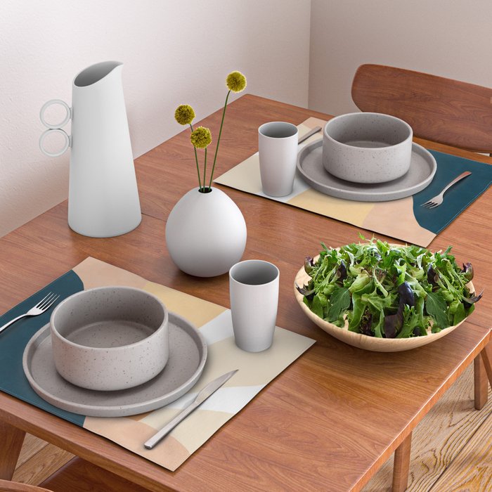 Warm Boho mountain sunset Placemat Gallery Image 2