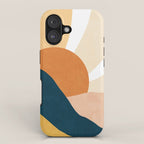 Warm Boho mountain sunset iPhone Case Gallery Image 1
