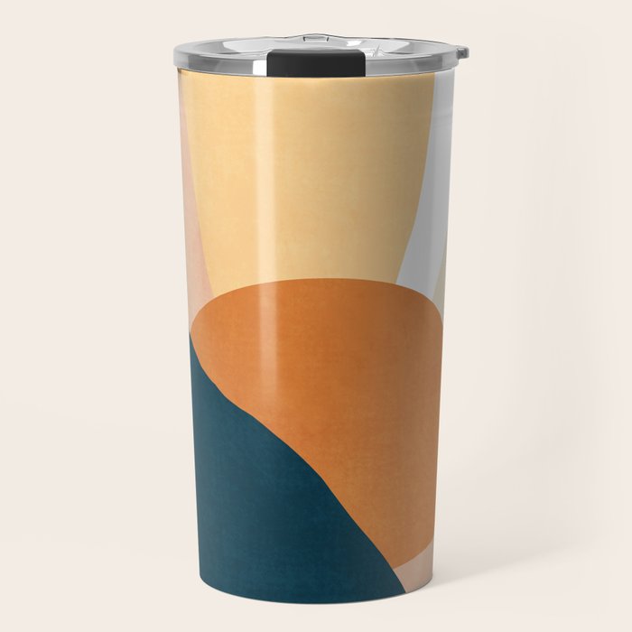 Warm Boho mountain sunset Travel Mug Gallery Image 1