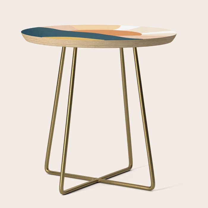 Warm Boho mountain sunset Side Table Gallery Image 1