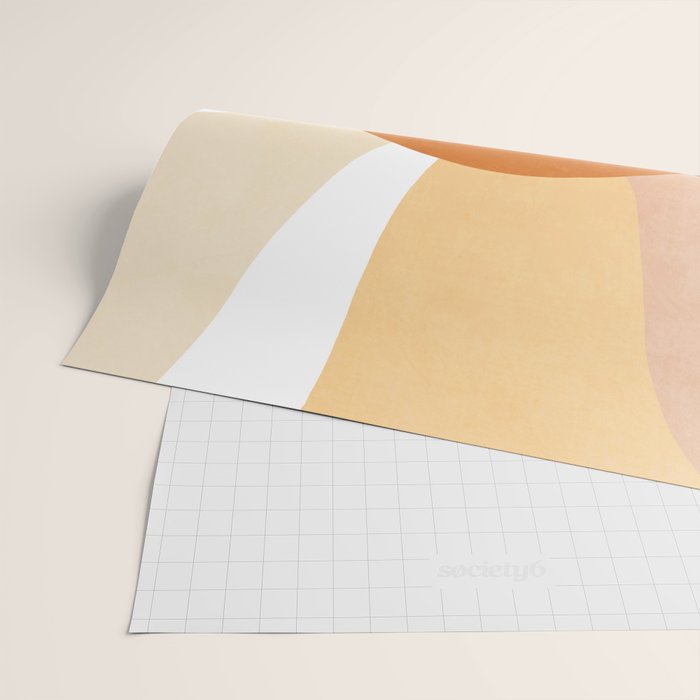 Warm Boho mountain sunset Wrapping Paper Gallery Image 2