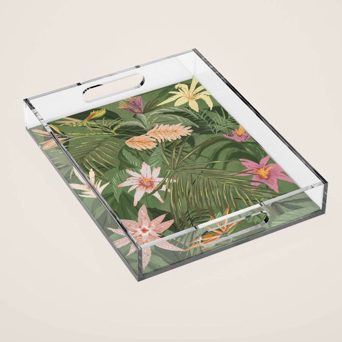 Tropical Flora Acrylic Tray Gallery Image 1