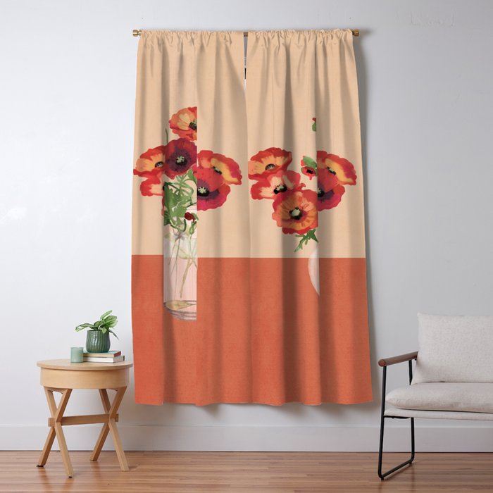 Bouquet of Flowers 3 Window Curtain Gallery Image 5