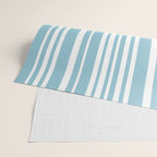 Classic Stripes XXXV - Sky Blue Wrapping Paper Gallery Image 2