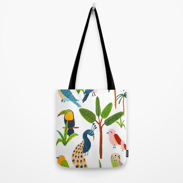 Jungle Birds Species Tote Bag Gallery Image 2