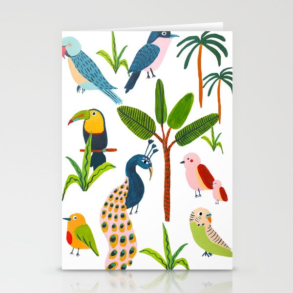 Jungle Birds Species Stationery Card Gallery Image 2