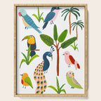 Jungle Birds Species Serving Tray Gallery Image 1