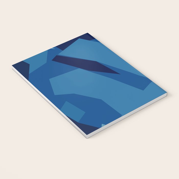 Peckham Blue Abstract Map Notebook Gallery Image 3