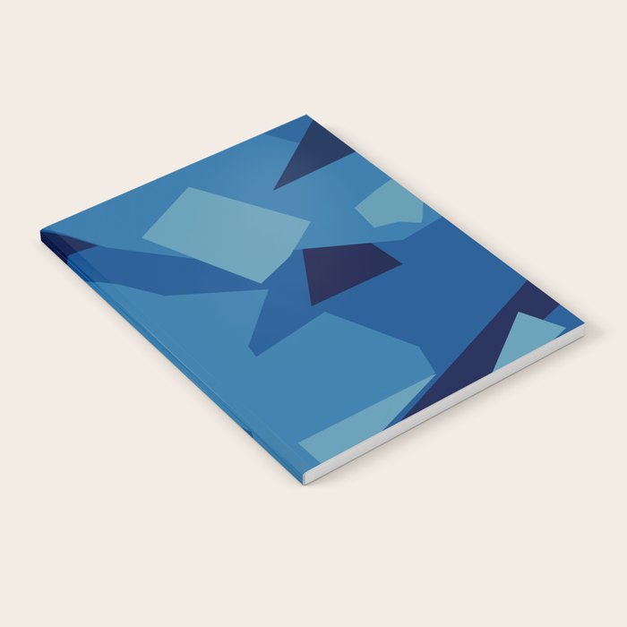 Peckham Blue Abstract Map Notebook Gallery Image 1