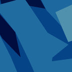 Peckham Blue Abstract Map Coffee Mug Gallery Image 2