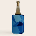 Peckham Blue Abstract Map Wine Chiller Gallery Image 3