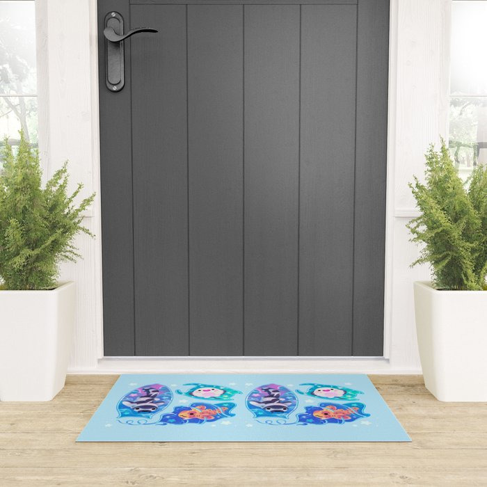 Mermaid's purse (shark egg) Welcome Mat Gallery Image 3