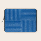 Lines III (Sapphire Blue) Laptop Sleeve Gallery Image 1