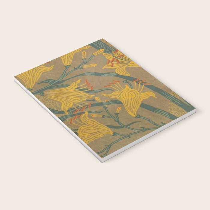 Day Lilies II by Walter Crane Notebook Gallery Image 3