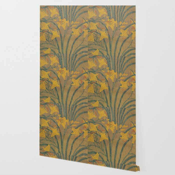 Day Lilies II by Walter Crane Wallpaper Gallery Image 2