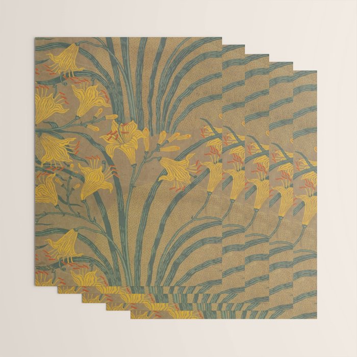 Day Lilies II by Walter Crane Wrapping Paper Gallery Image 3