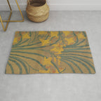 Day Lilies II by Walter Crane Rug Gallery Image 1
