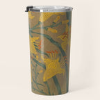 Day Lilies II by Walter Crane Travel Mug Gallery Image 3