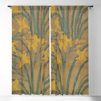 Day Lilies II by Walter Crane Window Curtain Gallery Image 5