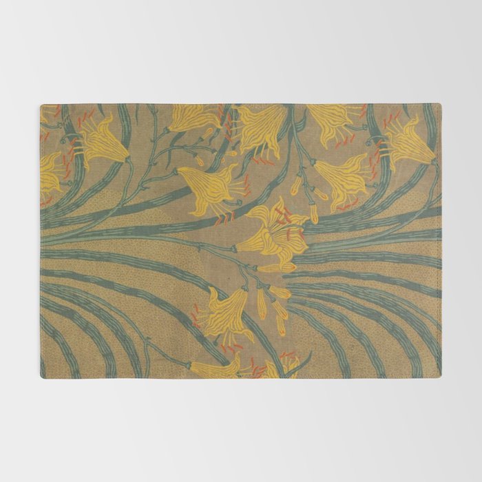 Day Lilies II by Walter Crane Rug Gallery Image 2