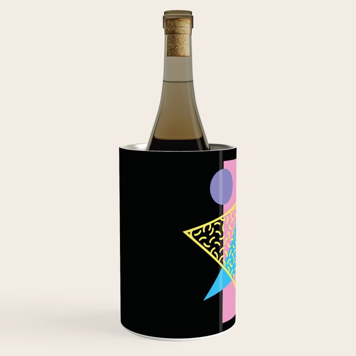 Memphis pattern 71 - 80s / 90s Retro Wine Chiller Gallery Image 2