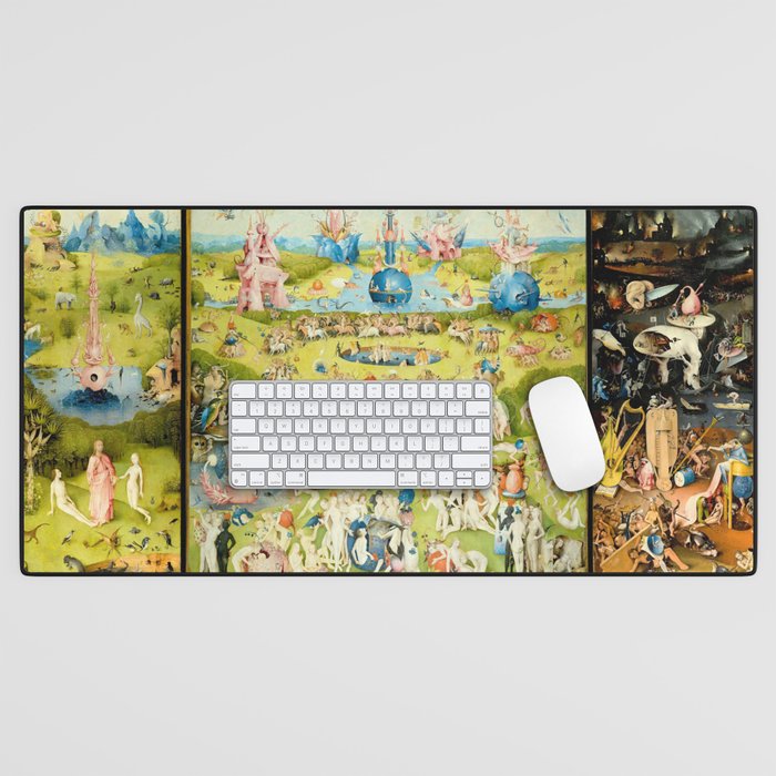 The Garden of Earthly Delights by Bosch Desk Mat Gallery Image 1