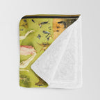 The Garden of Earthly Delights by Bosch Throw Blanket Gallery Image 3