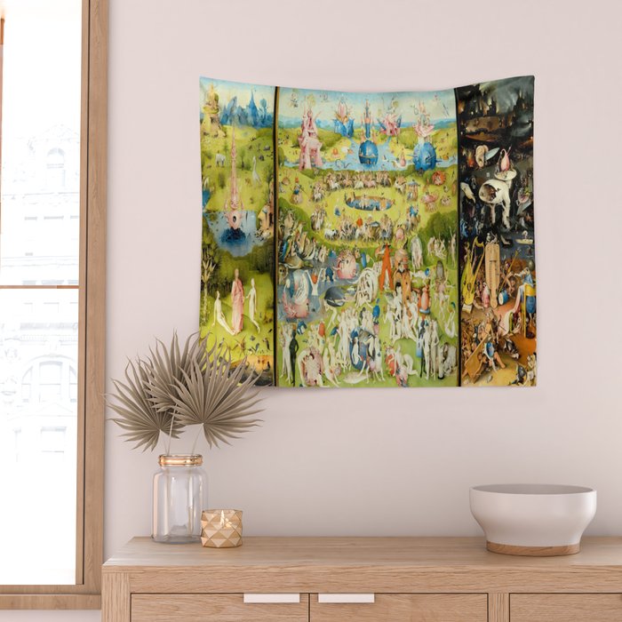 The Garden of Earthly Delights by Bosch Wall Tapestry Gallery Image 2