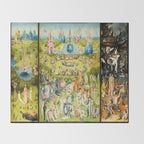 The Garden of Earthly Delights by Bosch Throw Blanket Gallery Image 2
