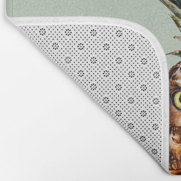 PINEAPPLE OWL Bath Mat Gallery Image 2
