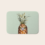PINEAPPLE OWL Bath Mat Gallery Image 1