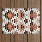 Aztec, Boho Art Prints Outdoor Rug Gallery Image 1