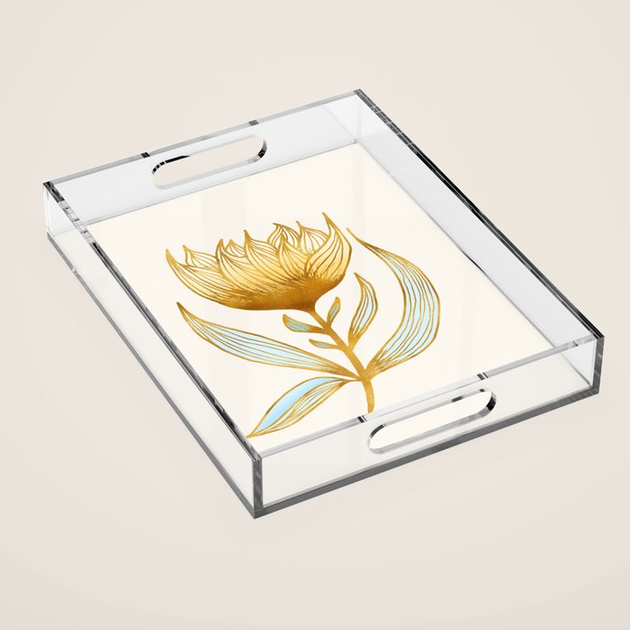 Bohemian Sunflower Acrylic Tray Gallery Image 1