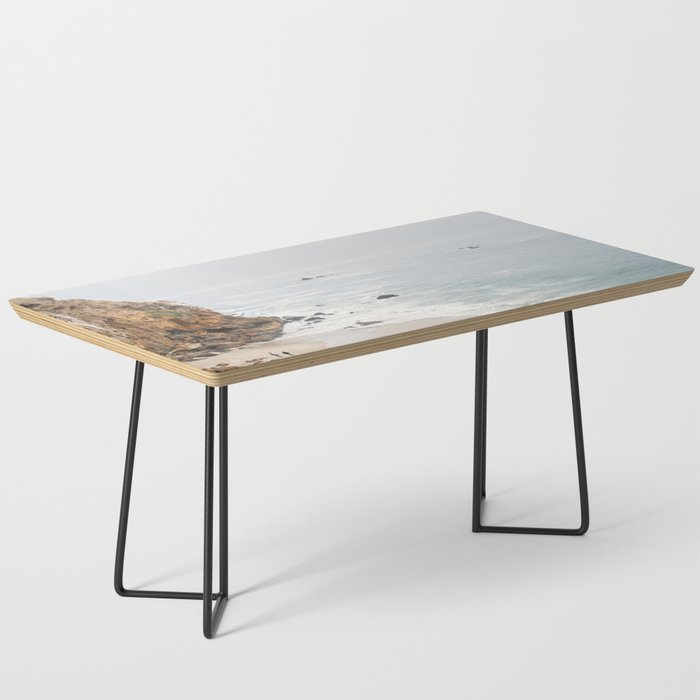 Coast in Malibu Print - Point Dume Pirate's Cove Beach - Coastal Boho Coffee Table Gallery Image 1