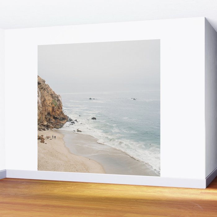 Coast in Malibu Print - Point Dume Pirate's Cove Beach - Coastal Boho Wall Mural Gallery Image 2