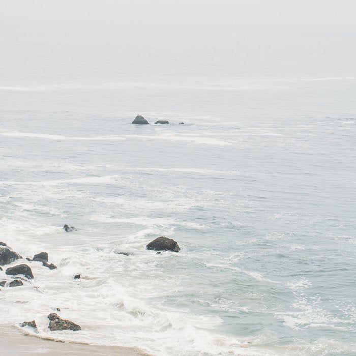 Coast in Malibu Print - Point Dume Pirate's Cove Beach - Coastal Boho Coffee Mug Gallery Image 2