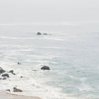 Coast in Malibu Print - Point Dume Pirate's Cove Beach - Coastal Boho Coffee Mug Gallery Image 2
