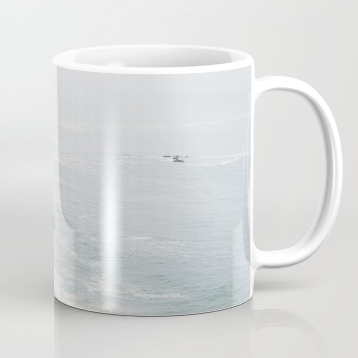 Coast in Malibu Print - Point Dume Pirate's Cove Beach - Coastal Boho Coffee Mug Gallery Image 1