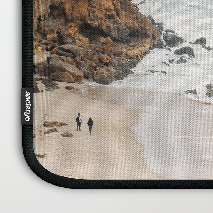 Coast in Malibu Print - Point Dume Pirate's Cove Beach - Coastal Boho Laptop Sleeve Gallery Image 3