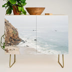 Coast in Malibu Print - Point Dume Pirate's Cove Beach - Coastal Boho Credenza Gallery Image 1