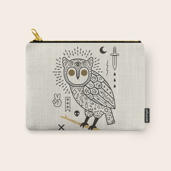 Hypno Owl Carry All Pouch Gallery Image 1